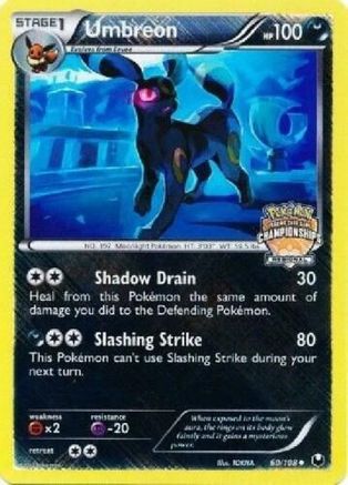 [PKM-R] Umbreon (60/108) (Regional Championship Promo) [Black & White: Dark Explorers]