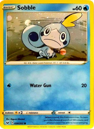 [PKM] Sobble (054/202) (Cosmos Holo) [Sword & Shield: Base Set]