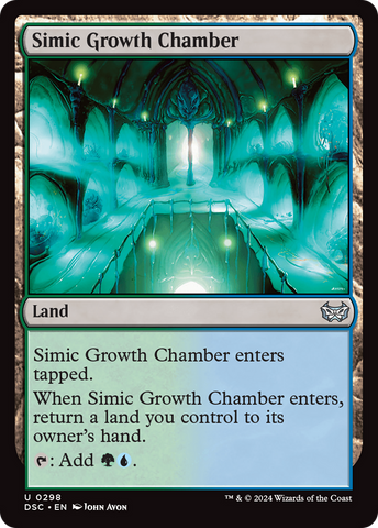 {C} Simic Growth Chamber [Duskmourn: House of Horror Commander][DSC 298]