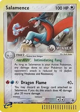 [PKM] Salamence (19/97) (Winner) [League & Championship Cards]