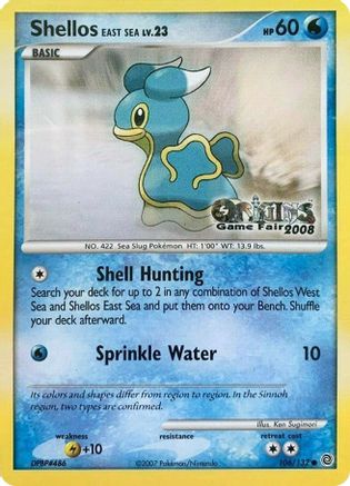 [PKM] Shellos East Sea (106/132) (Origins Game Fair 2008) [Nintendo: Black Star Promos]