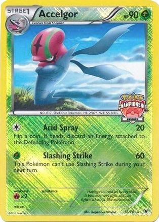 [PKM] Accelgor (12/101) (Championship Promo) [Black & White: Noble Victories]