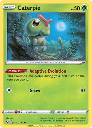 [PKM] Caterpie (001/192) [Sword & Shield: Rebel Clash]