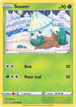 [PKM] Snover (012/192) [Sword & Shield: Rebel Clash]