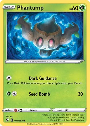 [PKM-C] Phantump (014/192) [Sword & Shield: Rebel Clash]