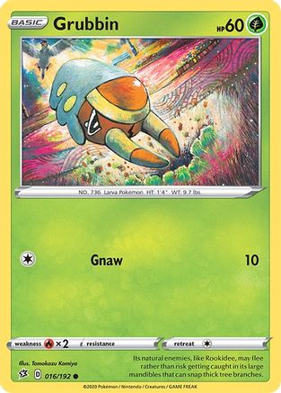 [PKM] Grubbin (016/192) [Sword & Shield: Rebel Clash]