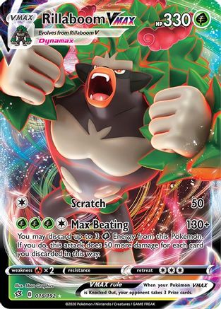 [PKM] Rillaboom VMAX (018/192) [Sword & Shield: Rebel Clash]