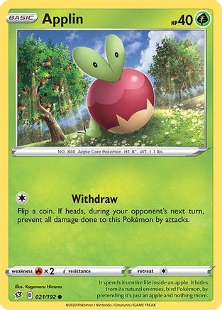 [PKM] Applin (021/192) [Sword & Shield: Rebel Clash]