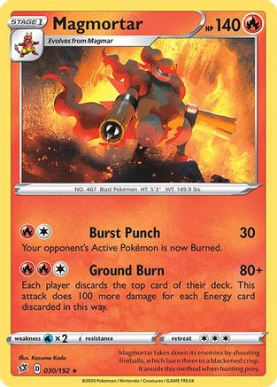 [PKM] Magmortar (030/192) [Sword & Shield: Rebel Clash]