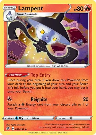 [PKM] Lampent (032/192) [Sword & Shield: Rebel Clash]