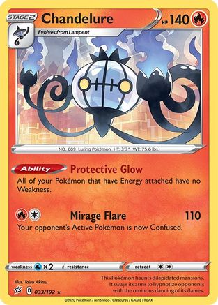 [PKM] Chandelure (033/192) [Sword & Shield: Rebel Clash]