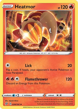 [PKM] Heatmor (034/192) [Sword & Shield: Rebel Clash]