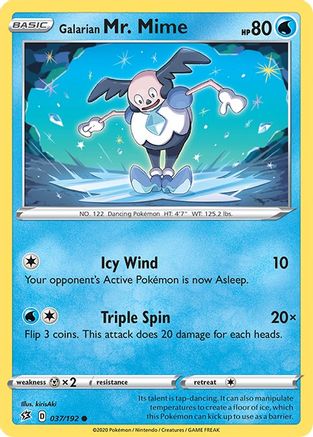 [PKM-C] Galarian Mr. Mime (037/192) [Sword & Shield: Rebel Clash]