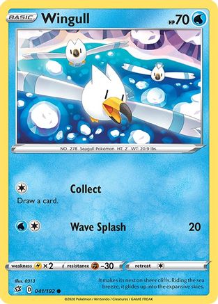 [PKM] Wingull (041/192) [Sword & Shield: Rebel Clash]