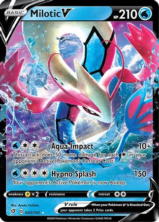 [PKM] Milotic V (043/192) [Sword & Shield: Rebel Clash]