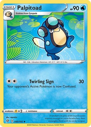 [PKM] Palpitoad (045/192) [Sword & Shield: Rebel Clash]