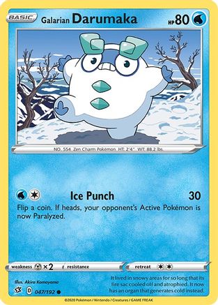 [PKM] Galarian Darumaka (047/192) [Sword & Shield: Rebel Clash]
