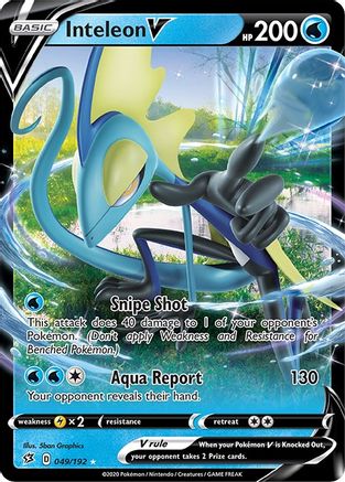 [PKM] Inteleon V (049/192) [Sword & Shield: Rebel Clash]
