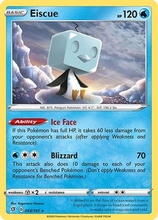 [PKM] Eiscue (054/192) [Sword & Shield: Rebel Clash]