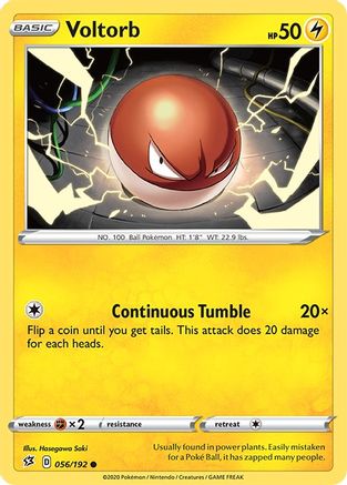 [PKM-C] Voltorb (056/192) [Sword & Shield: Rebel Clash]