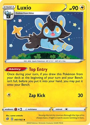 [PKM-C] Luxio (061/192) [Sword & Shield: Rebel Clash]