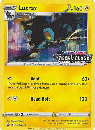 [PKM] Luxray (SWSH023) (Prerelease Promo) [Sword & Shield: Black Star Promos]