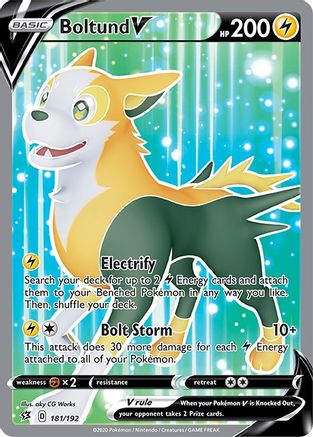 [PKM] Boltund V (181/192) [Sword & Shield: Rebel Clash]