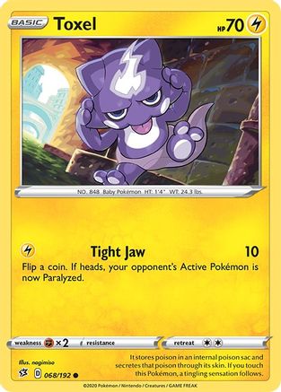[PKM] Toxel (068/192) [Sword & Shield: Rebel Clash]