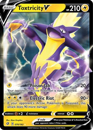 [PKM-R] Toxtricity V (070/192) [Sword & Shield: Rebel Clash]
