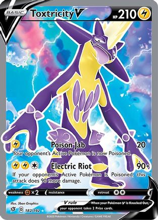 [PKM] Toxtricity V (182/192) [Sword & Shield: Rebel Clash]