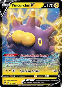 [PKM] Pincurchin V (072/192) [Sword & Shield: Rebel Clash]