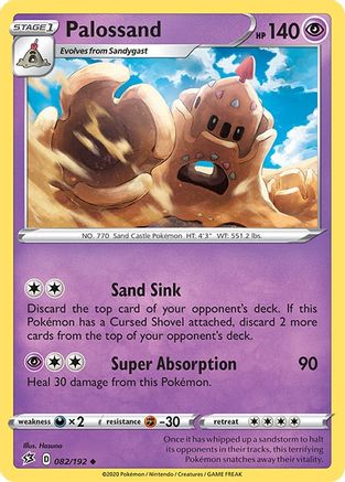 [PKM] Palossand (082/192) [Sword & Shield: Rebel Clash]
