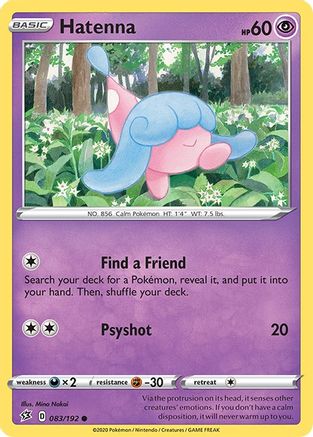 [PKM] Hatenna (083/192) [Sword & Shield: Rebel Clash]