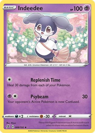 [PKM] Indeedee (088/192) [Sword & Shield: Rebel Clash]