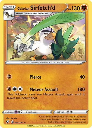[PKM-R] Galarian Sirfetch'd (095/192) [Sword & Shield: Rebel Clash]
