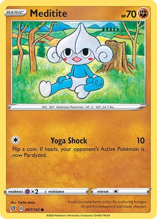 [PKM] Meditite (097/192) [Sword & Shield: Rebel Clash]