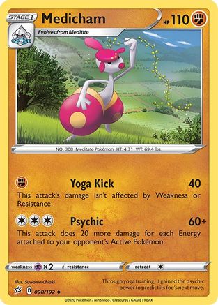 [PKM] Medicham (098/192) [Sword & Shield: Rebel Clash]