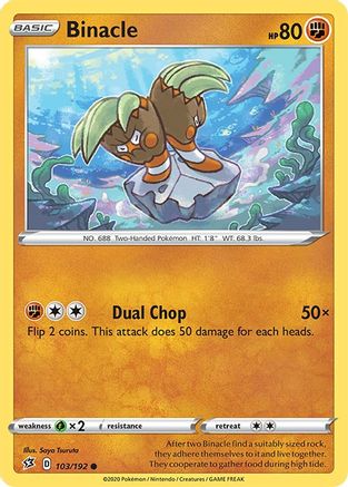 [PKM] Binacle (103/192) [Sword & Shield: Rebel Clash]