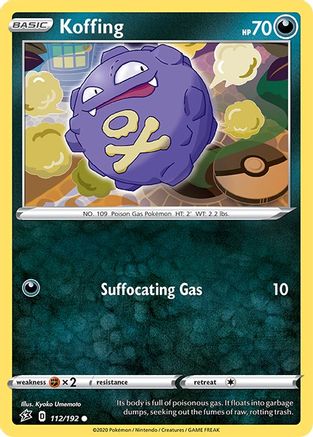 [PKM] Koffing (112/192) [Sword & Shield: Rebel Clash]