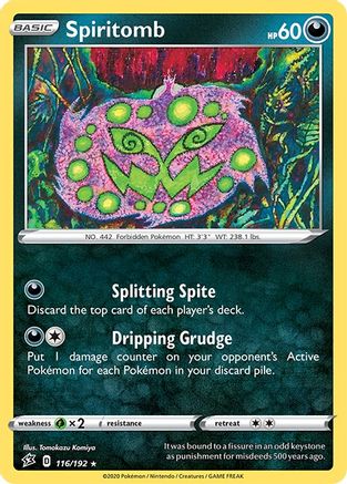 [PKM-R] Spiritomb (116/192) [Sword & Shield: Rebel Clash]