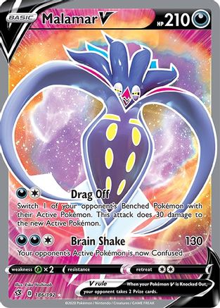 [PKM] Malamar V (186/192) [Sword & Shield: Rebel Clash]