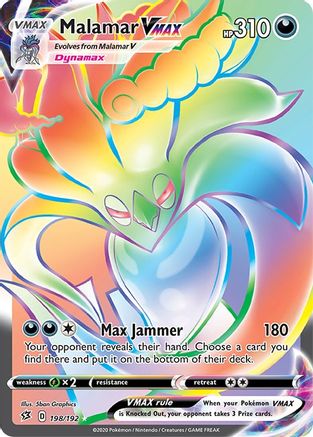 [PKM-R] Malamar VMAX (198/192) [Sword & Shield: Rebel Clash]