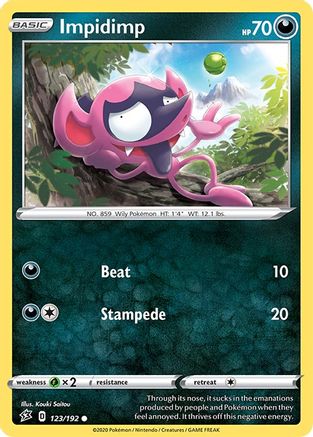 [PKM] Impidimp (123/192) [Sword & Shield: Rebel Clash]