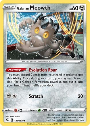 [PKM] Galarian Meowth (126/192) [Sword & Shield: Rebel Clash]