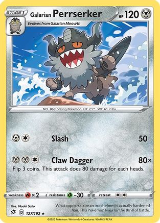 [PKM] Galarian Perrserker (127/192) [Sword & Shield: Rebel Clash]
