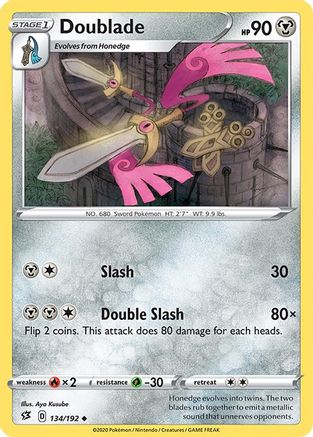 [PKM] Doublade (134/192) [Sword & Shield: Rebel Clash]