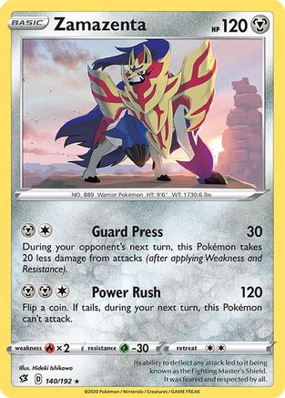 [PKM] Zamazenta (140/192) [Sword & Shield: Rebel Clash]
