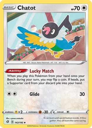 [PKM-C] Chatot (142/192) [Sword & Shield: Rebel Clash]