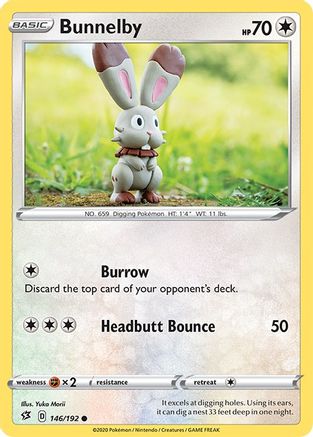 [PKM] Bunnelby (146/192) [Sword & Shield: Rebel Clash]