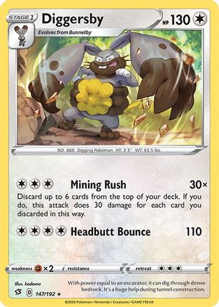 [PKM-R] Diggersby (147/192) [Sword & Shield: Rebel Clash]